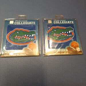 (2) NCAA Gators  Sunglass Cleaning Cloth for Glasses Microfiber Florida TV